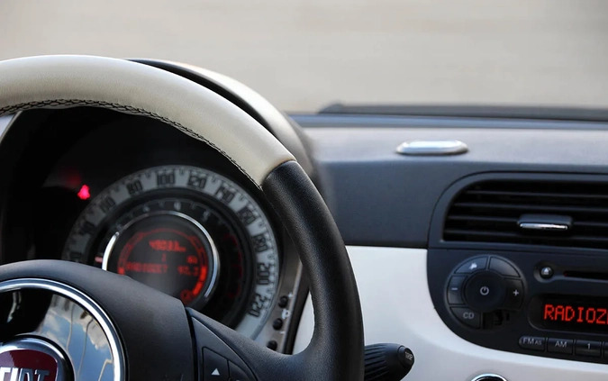 Fiat 500 cena 36900 przebieg: 49000, rok produkcji 2012 z Gostynin małe 781